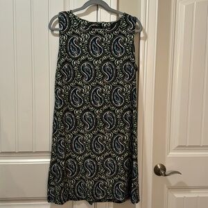 Tommy Hilfiger sleevesless Paisley dress. Size 14.